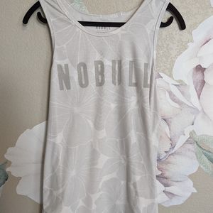 Men's Nobulls sleeveless tank, hibiscus -offwhite
